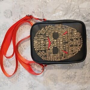 Friday the 13th Jason Hockey Mask Quotes Crossbody Bag